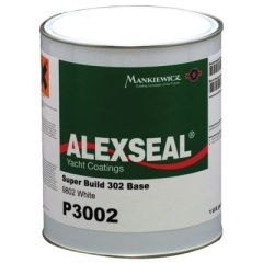 ALEXSEAL® Super Build 302, yacht primer/surfacer, epoxy base, high build primer, professional finish, water-resistant, quick-curing, spray characteristics, mechanical resistance, marine environment protection, gallon size, yacht coating, Alexseal manufact