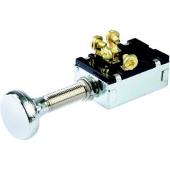 BEP 1001305 Push-Pull Switch, Off–On1&2, 6-36V, 10A, Afi/Marinco/Guest/Nicro/BEP, 8-32 Screw Terminals