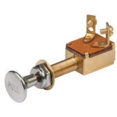 BEP 1001308 Push-Pull Switch, Off–(On), lighting control, marine environment, industrial environment, system configuration, 10A ratings, momentary operation, durable construction, reliable performance, easy installation, SPST configuration, lighting appli