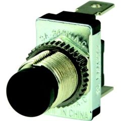 Momentary Contact Switch, Black
