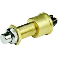 BEP 1001504 Momentary Push Button Switch, Off–(On), Cole Hersee M-490 Switch, Afi/marinco/guest/nicro/bep, 35A @12V, 8-32 Screw Terminals