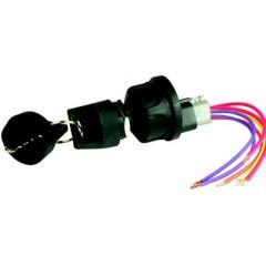 BEP 1001603 4 Position Ignition Switch, Deutsch Sealed keyed switches