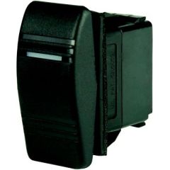 BEP 1001805 Weather Resistant Contura Rocker Switch, SPDT
Illuminated Amber, 1/4" Blade Terminals