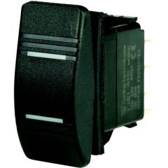 Weather Resistant, Contura Rocker Switch, Marine, Industrial, 12V, 24V, Illuminated Amber, Snap-in Mounting, Afi, Marinco, Guest, Nicro, Bep, 1/4" Blade Terminals, Panel Holes, Electrical System, Durability, Compatibility, Stylish Design