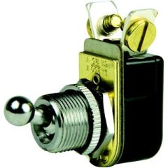 BEP 1002022 Chrome Plated Toggle Switch, Off-On