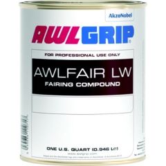 Awlfair LW Trowelable Fairing Compound Base, White Gal., professional-grade epoxy compound, surface imperfections, flawless finish, super smooth, easy to sand, manual mixing, automatic mixing, Awlgrip brand, white color, professional-grade perfection.