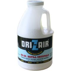 Dri-Z-Air Dehumidifier Refill Crystals, Rainier Precision, excess moisture, musty odors, mold prevention, humidity control, long-lasting freshness, woodwork protection, odor elimination, large spaces, air quality, freshness, Rainier Precision excellence.