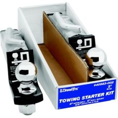 Draw-Tite 40238002 Towing Starter Kit, 2 Kits Per Pack, 2" Square Ball Mount, 2-5/16" Chrome Hitch Ball