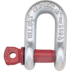 Crosby Galvanized Forged Chain Shackle, 7/16, heavy-duty lifting, ultimate solution, secure connection, reliable performance, grade 6 forged steel, corrosion-resistant, Working Load Limit, safety, maximum strength, durable, unbeatable performance.