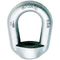 Crosby Galvanized Eye Nut, 5/8" UNC, heavy-duty lifting, forged steel, quenched and tempered, galvanized coating, hot dip, in-line pull, Crosby Canada, machinery, equipment, top-of-the-line, lifting operations