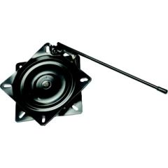 Garelick Locking Seat Swivel, Black, offshore market, heavy-duty, 360° rotation, 12 position lock, poly-swivel bearing, Garelick, quality, durability, boating enthusiast, comfort, seating setup, invest