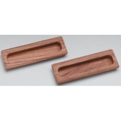 Whitecap Teak Rectangular Drawer Pull, Teak Wood, Sleek Design, Recess Mount, Durable Construction