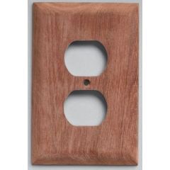 Whitecap Teak Cover Plate, Receptacles