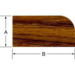 Teak Stop Molding, Whitecap 60853