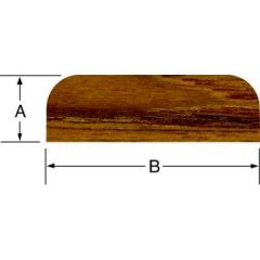 Whitecap 60860 Teak Batten, 3/8" x 7/8", woodworking, teak wood