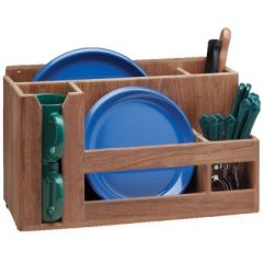 Whitecap Teak Dish Holder, Kitchen Utensil Organizer