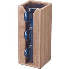 Whitecap Teak Modular Cup Rack, kitchen decor
