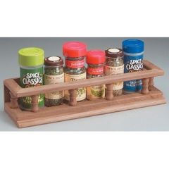 Whitecap Teak Spice Rack, durable teak wood