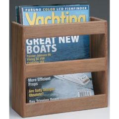 Whitecap Teak Magazine/Utility Rack, storage solution