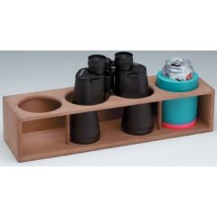 Whitecap Teak Drink/Binocular Holder, outdoor accessory