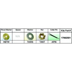 Solas 17062501 Fixed Hub Prop Hardware Kit, Honda Type B